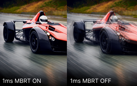 1ms response.